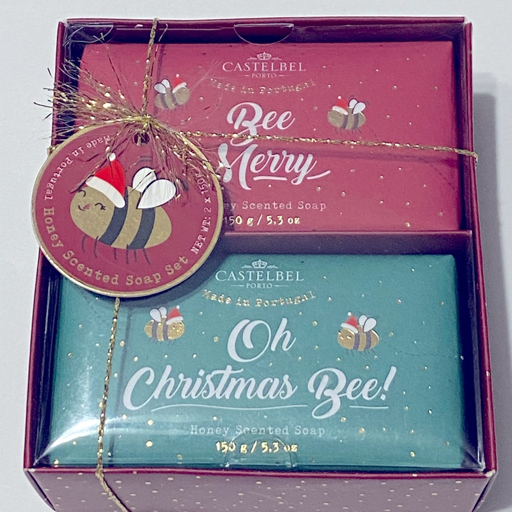 Castelbel Honey Scented Bar Soap Holiday Set
